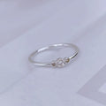 Japanese-style Ultra-fine Non-fading Zircon Ring For Women