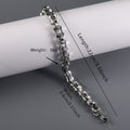 Popular Streetwear Cuban Chain Bracelet For Men, Bold Domineering Punk Hip Hop Design, All-match Stainless Steel Titanium Steel Fashion Accessories
