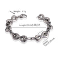 Hot Sale Men Cuban Link Bracelet, Bold Hip Hop Punk Titanium Steel Hand Jewelry