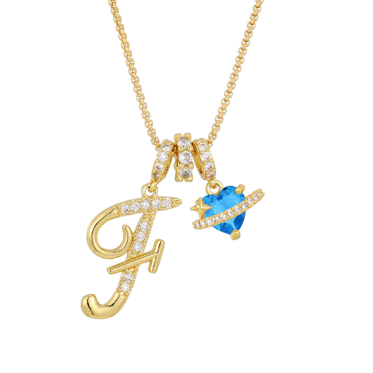 26-letter Alphabet Necklace Dainty And Luxe For Girls
