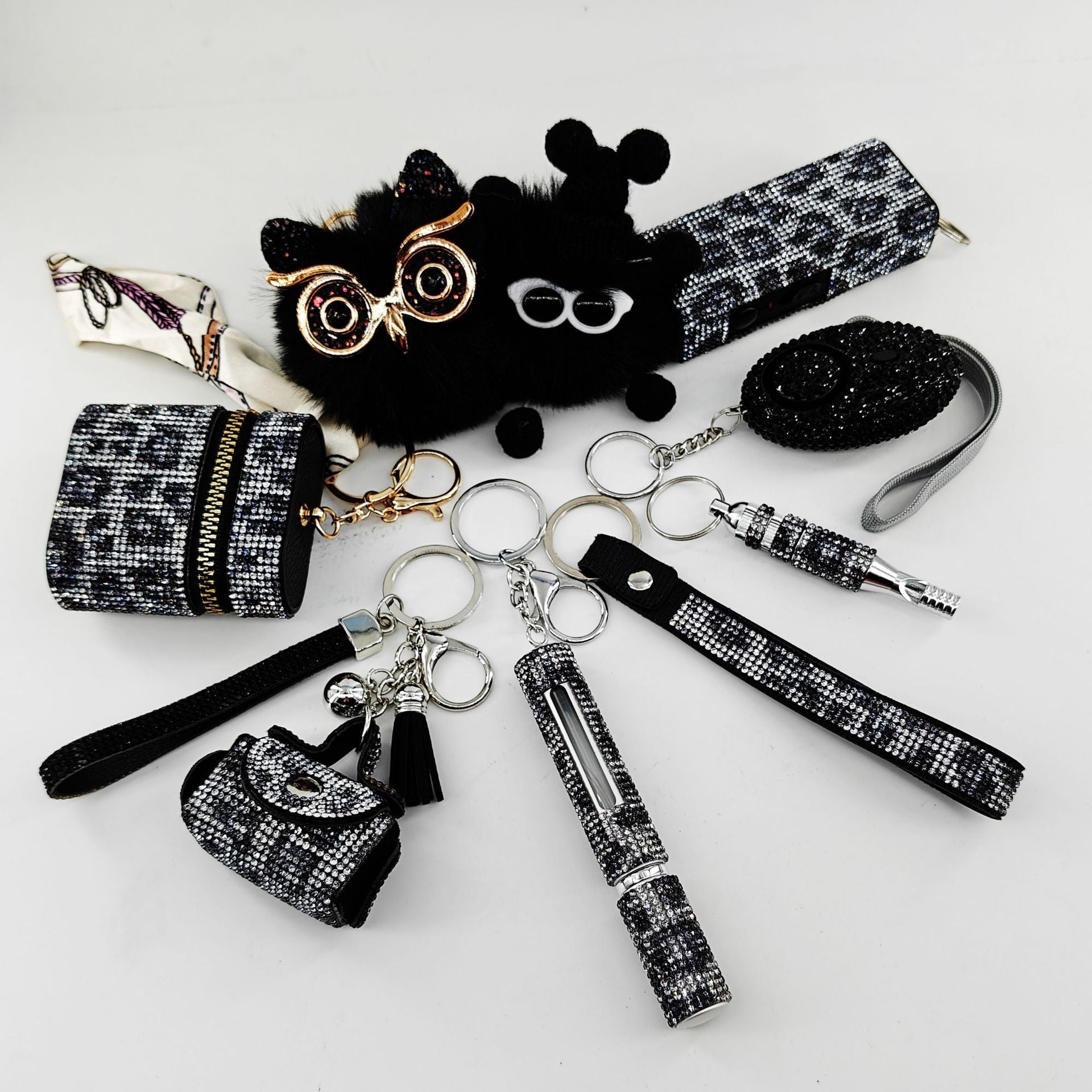 9-Piece Multi-Functional Keychain For Self-Defense