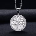 Minimalist Light-Luxury Copper Pendant With Diamonds Christmas Tree Design