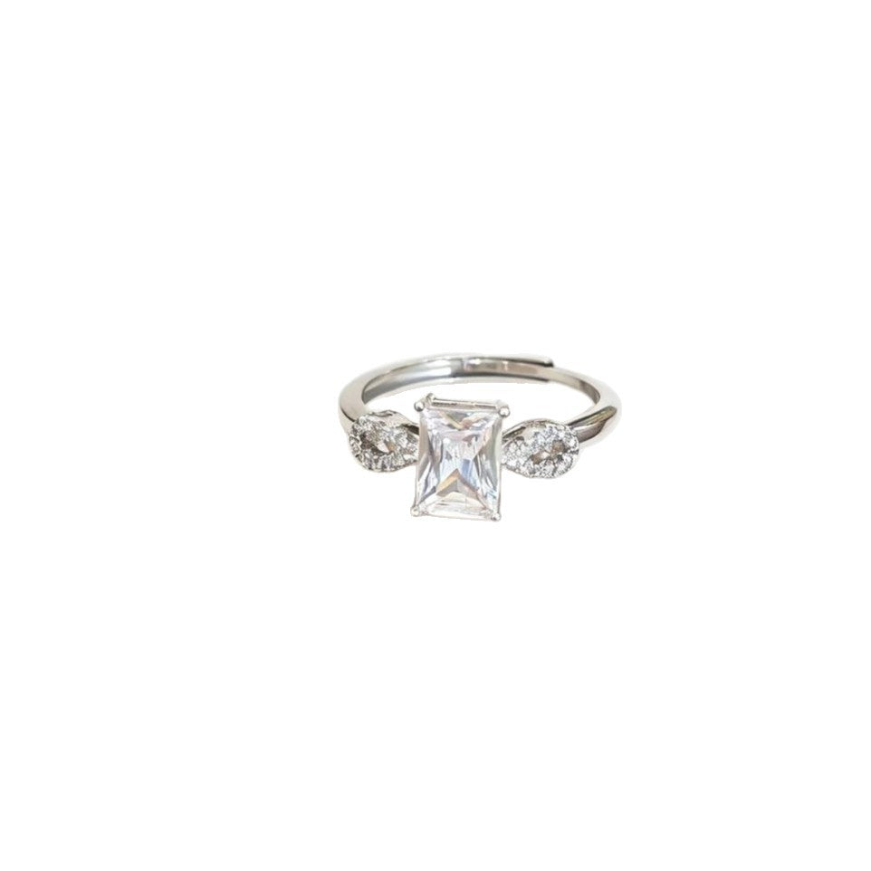 Affordable Luxury Sugar Cube Style Adjustable Ring