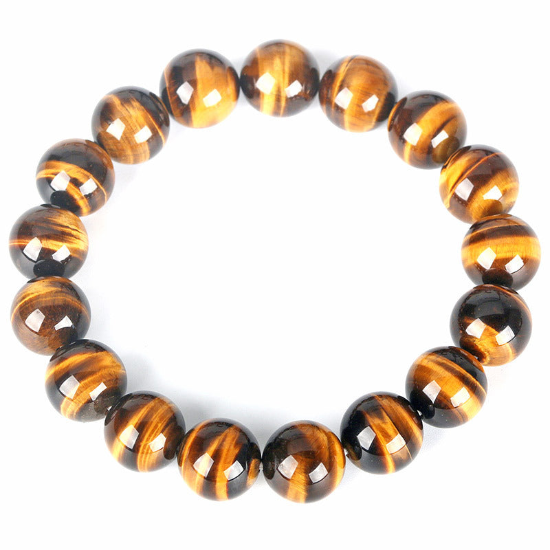 Natural Yellow Tigers Eye Bracelet