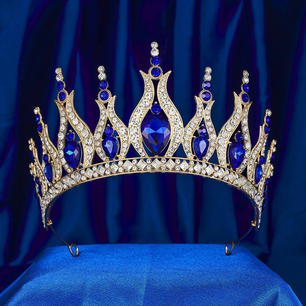 Brides Crystal Crown Party Ball Gown Headpiece