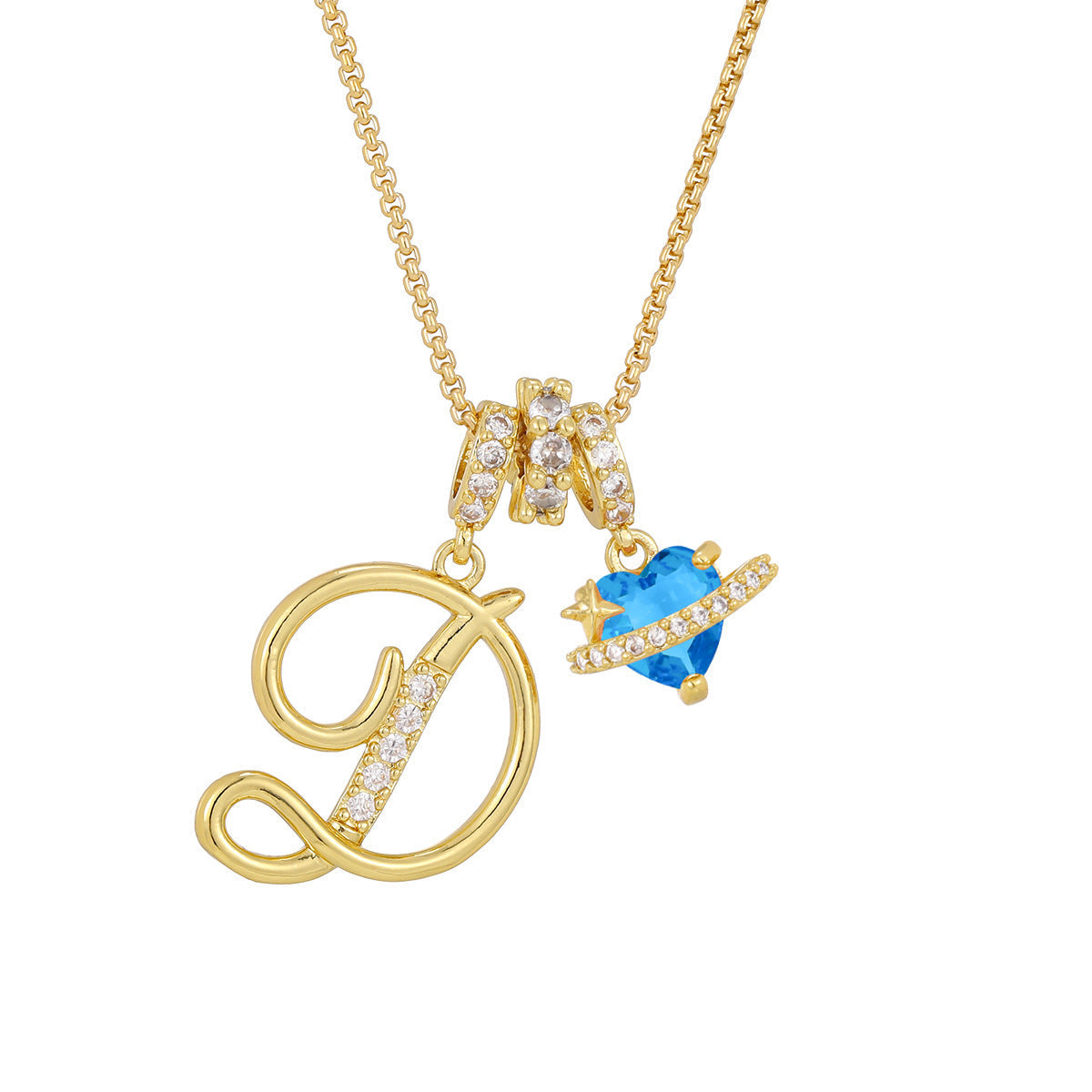26-letter Alphabet Necklace Dainty And Luxe For Girls