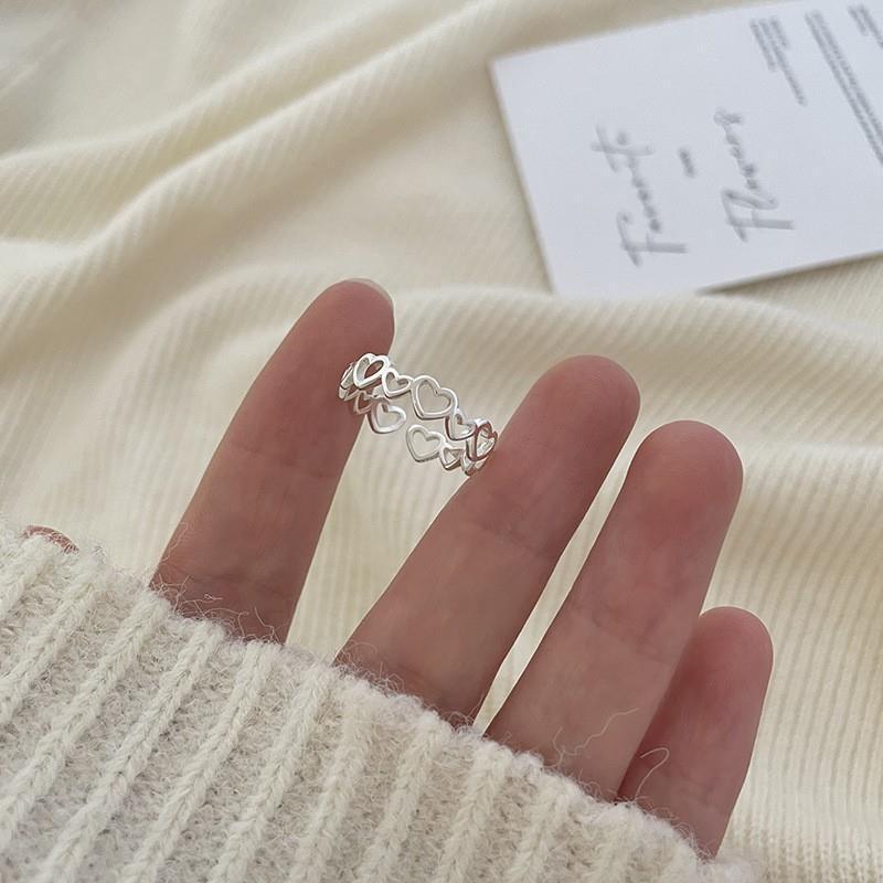 925 Sterling Silver Irregular Plain Band Ring For Women, Minimalist INS Style, Non-Tarnish Versatile Stackable Finger Rings