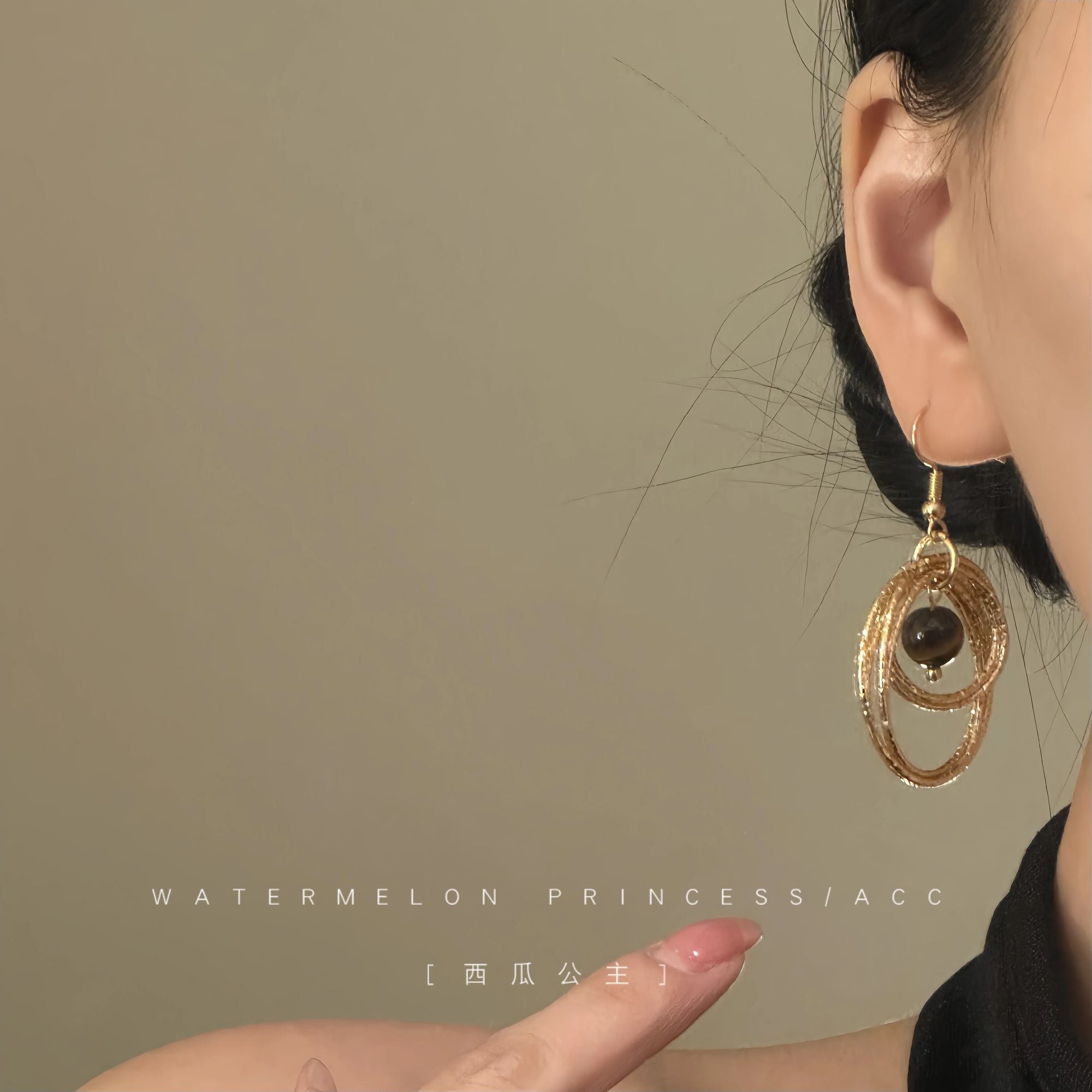 2026 Hot Sale Golden Tiger's Eye Earrings, Elegant & Unique Women's Jewelry