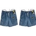 2 New Cat & Jack Kids Large (10/12) Cotton Denim Jean Pull On Elastic Shorts