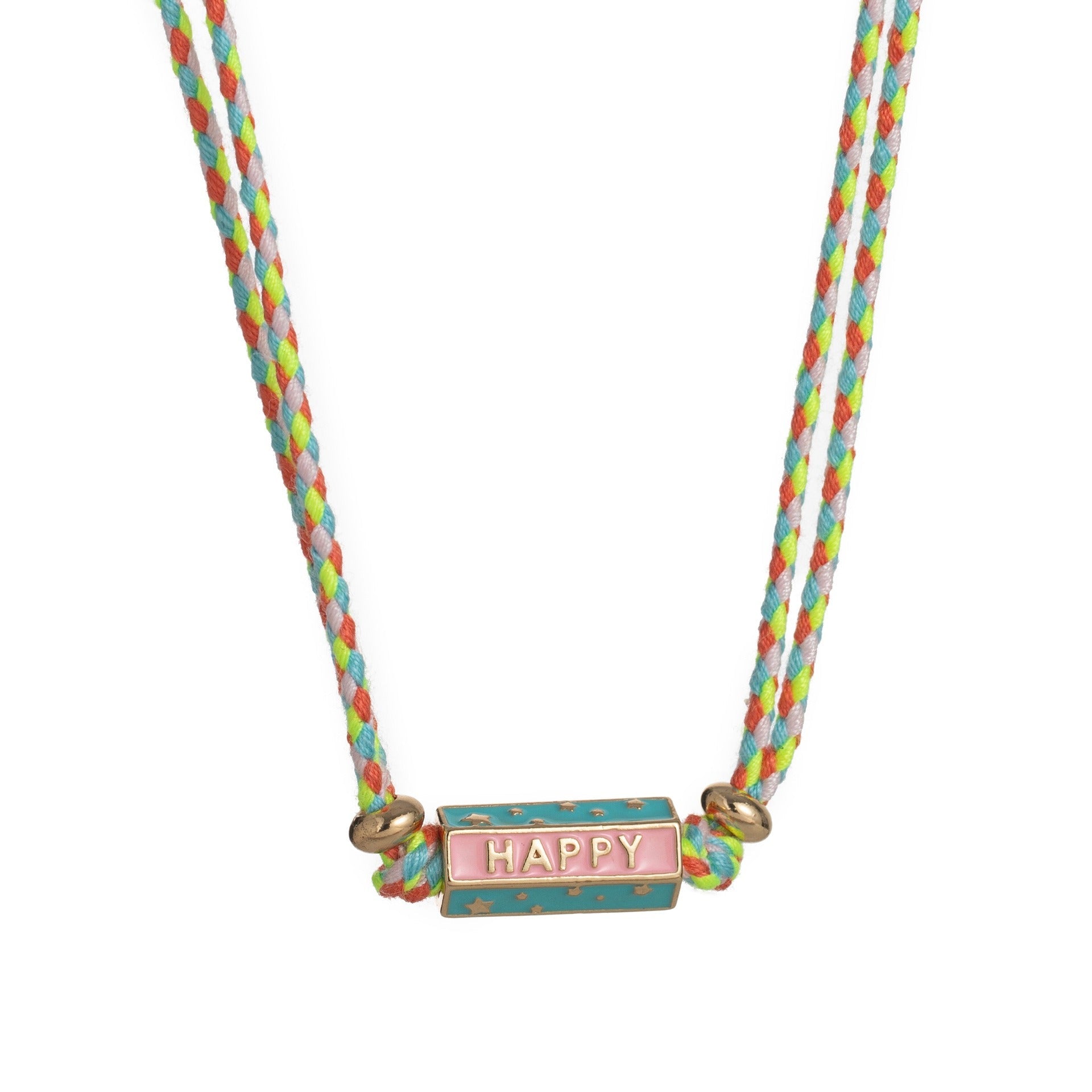 Bohemian style colorful love pendant necklace women's bracelet