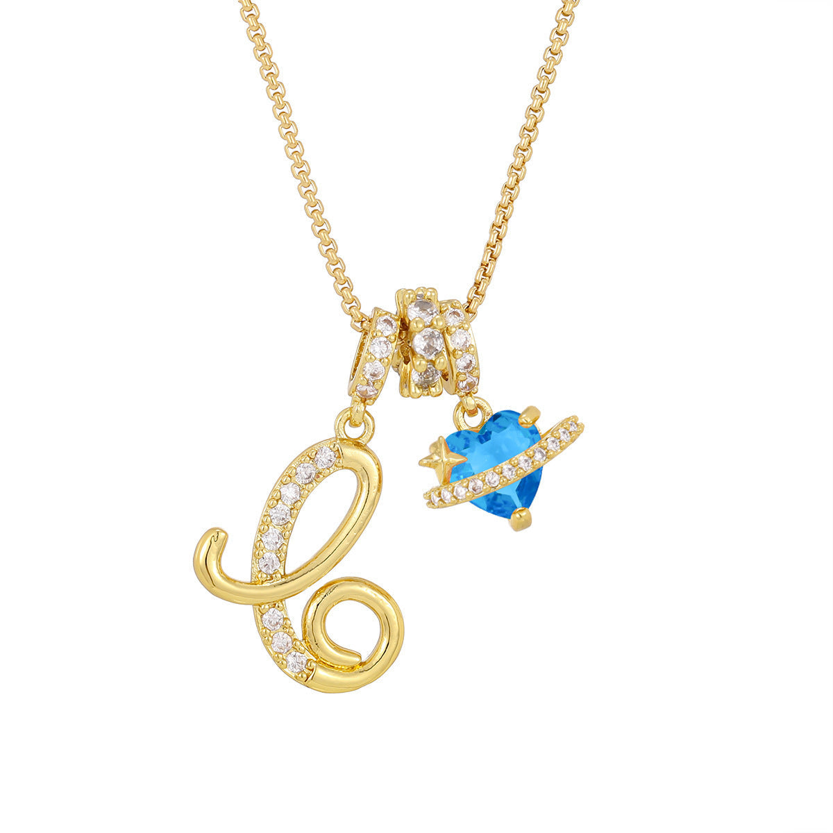 26-letter Alphabet Necklace Dainty And Luxe For Girls