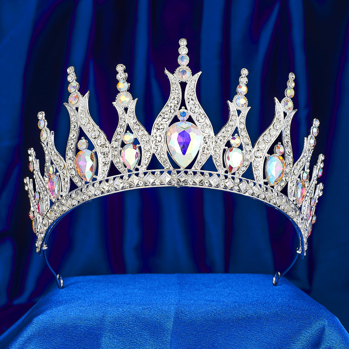 Brides Crystal Crown Party Ball Gown Headpiece