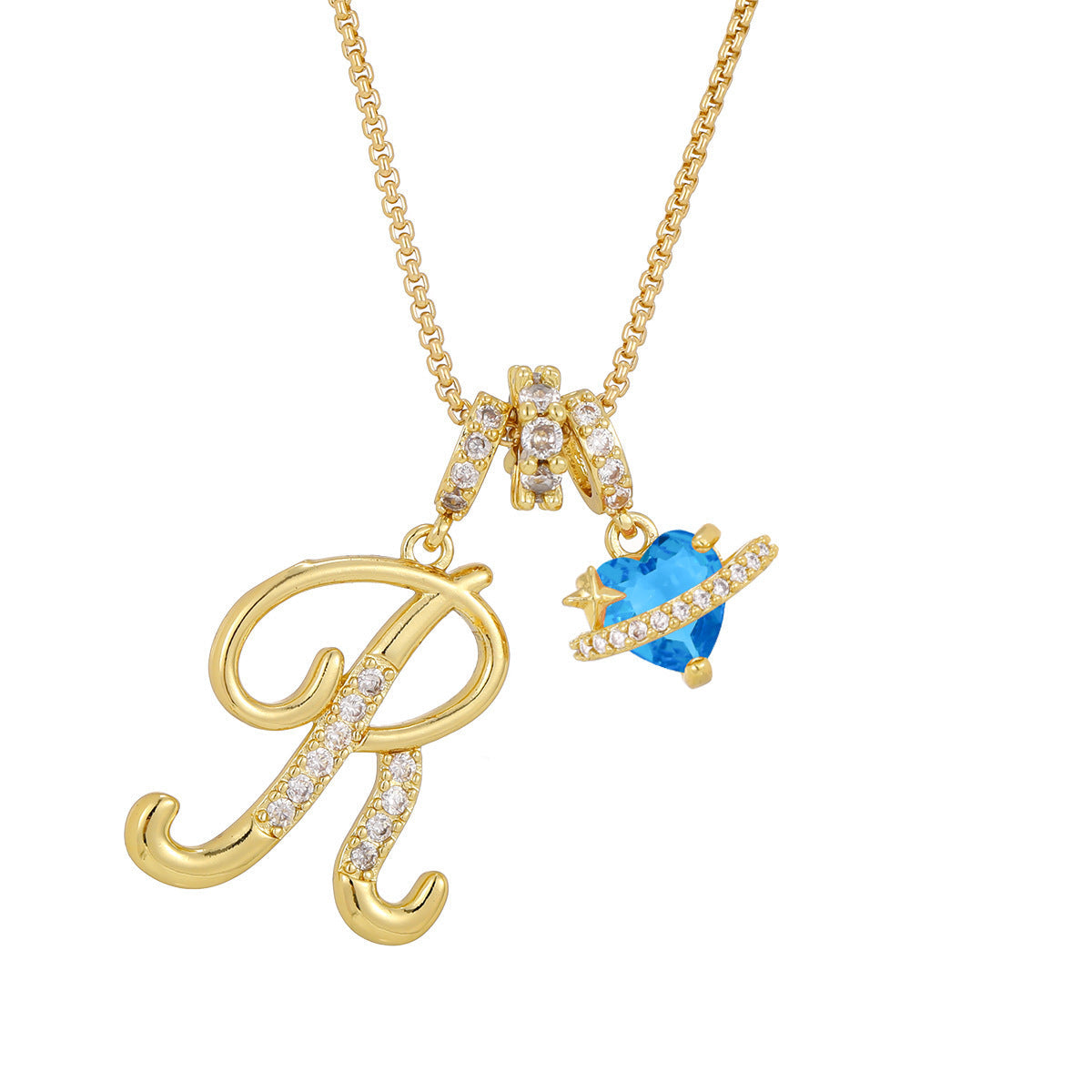 26-letter Alphabet Necklace Dainty And Luxe For Girls