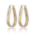 European And American Trendy Womens Copper Earrings