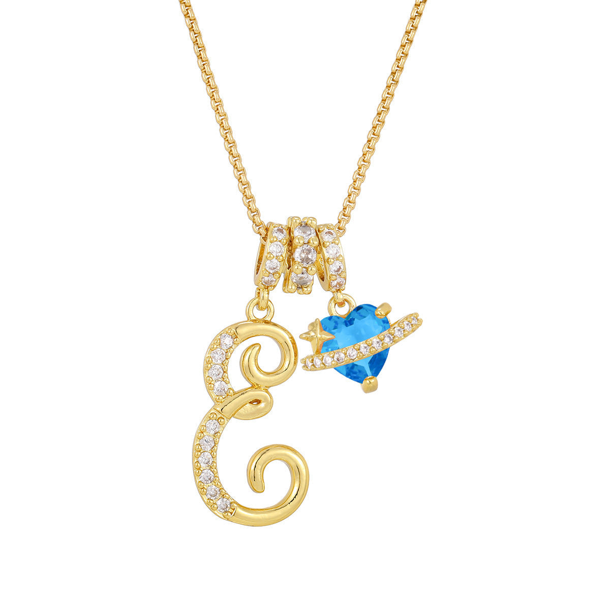 26-letter Alphabet Necklace Dainty And Luxe For Girls