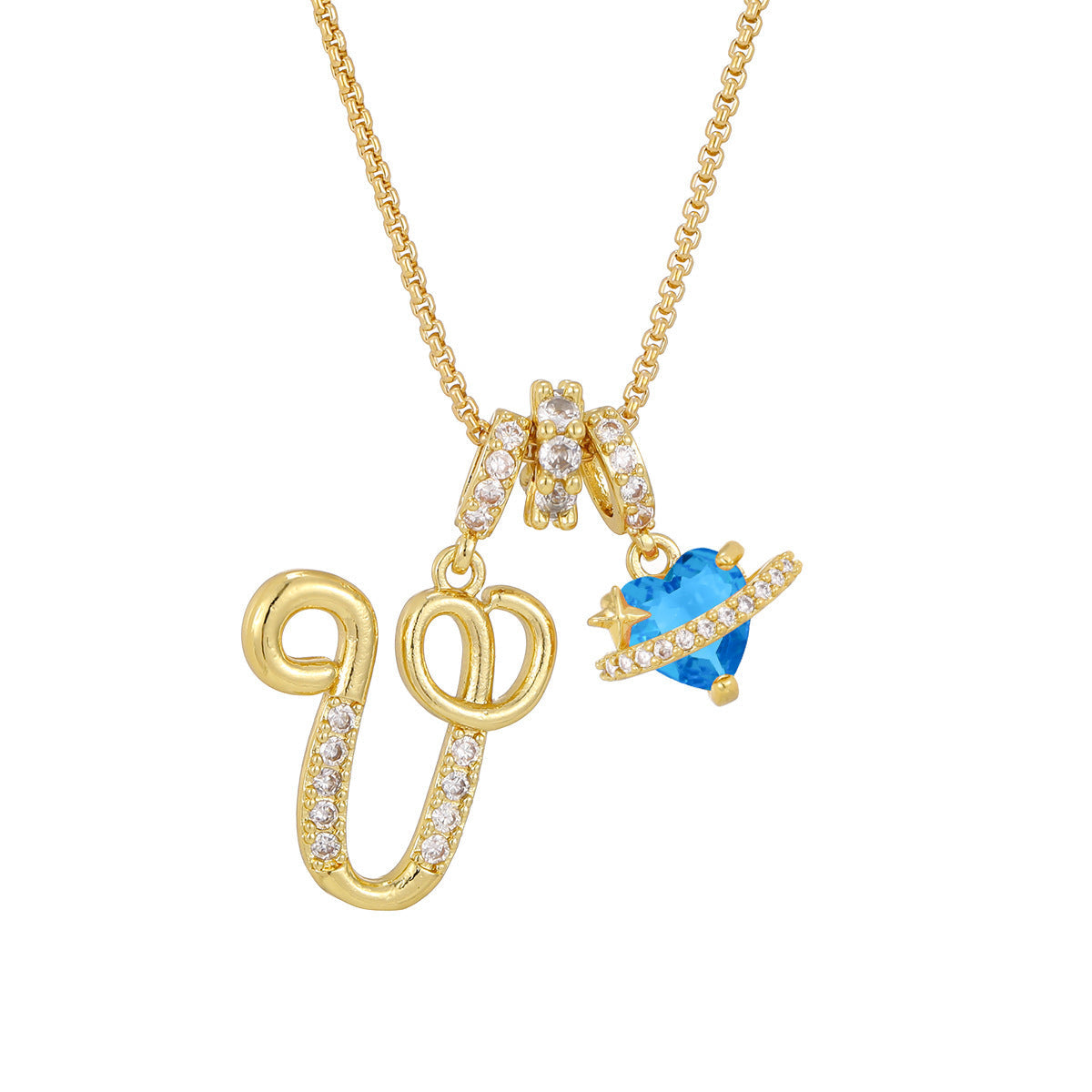 26-letter Alphabet Necklace Dainty And Luxe For Girls