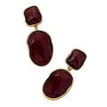 Geometric Resin Drop Earrings Collection
