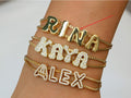 Personalized Bracelet Made By Combining English Letters Diy To Create A Name