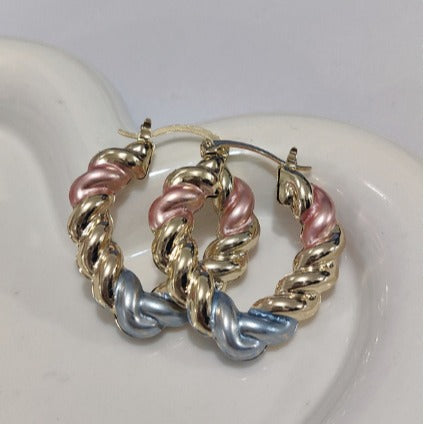 European And American Trendy Womens Copper Earrings