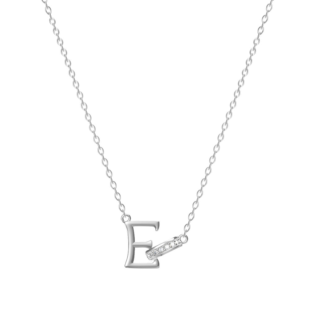 26-Letter Diamond-Embedded Unique Design Necklace For Women