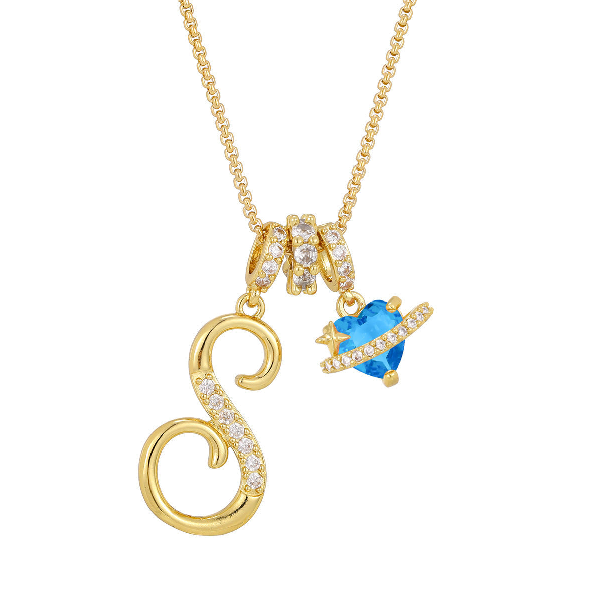 26-letter Alphabet Necklace Dainty And Luxe For Girls