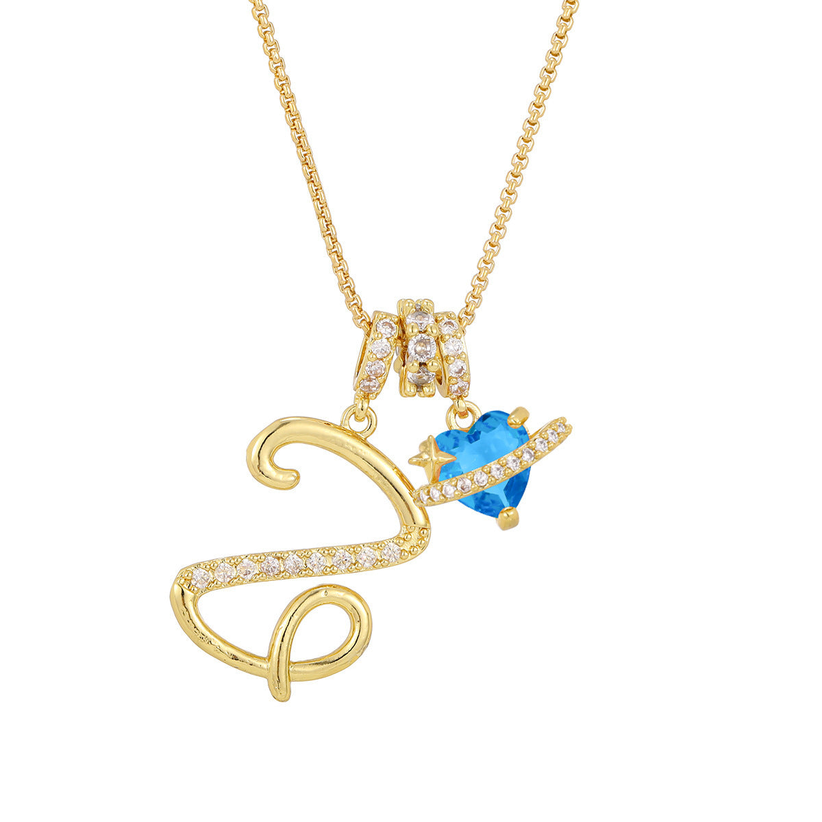 26-letter Alphabet Necklace Dainty And Luxe For Girls