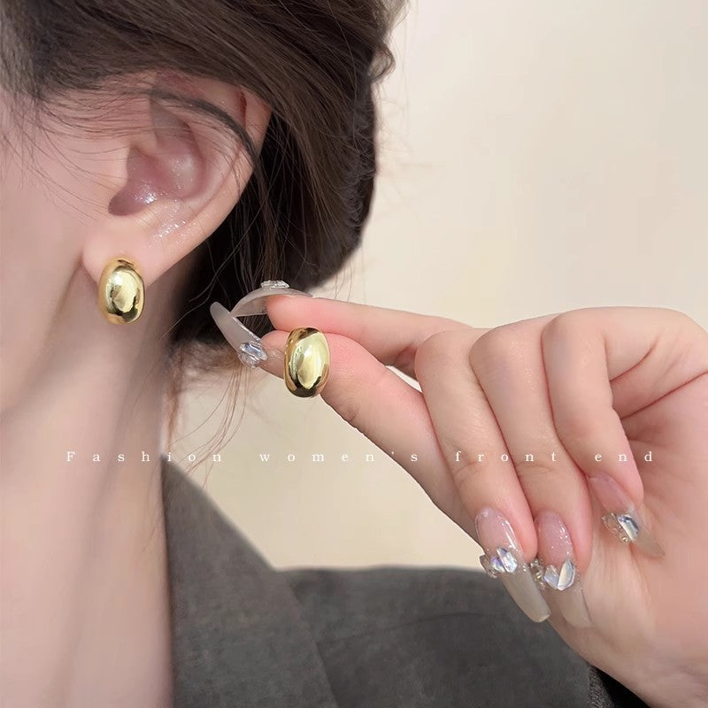 Bow Cat Eye  Crysta Drop Earrings  Dainty Gold Tassel Studs For Sweet Girls