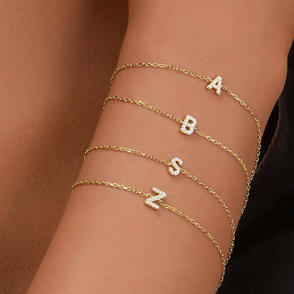 European And American-style Zircon Womens Bracelet
