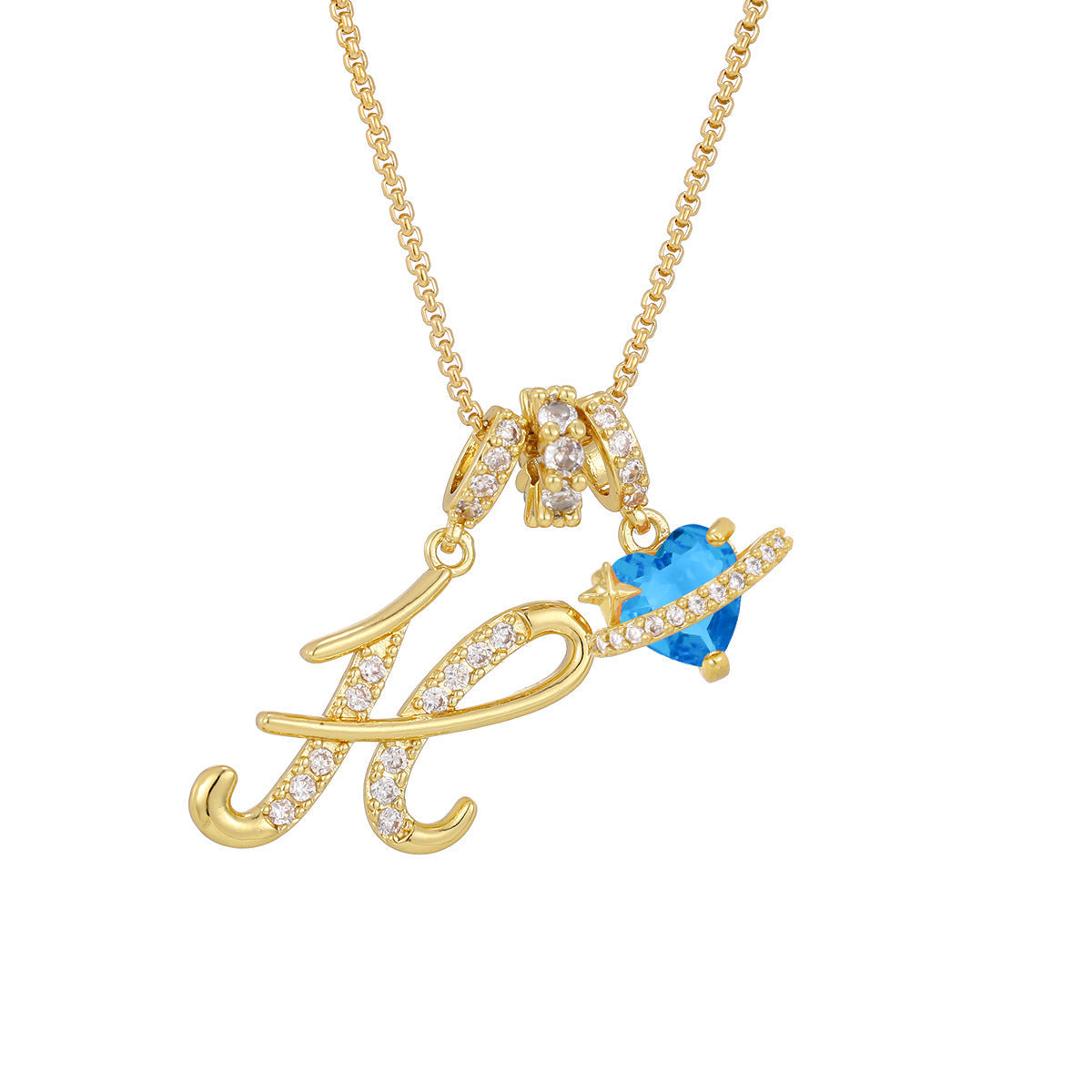 26-letter Alphabet Necklace Dainty And Luxe For Girls