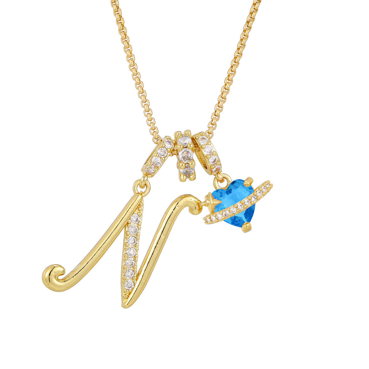 26-letter Alphabet Necklace Dainty And Luxe For Girls