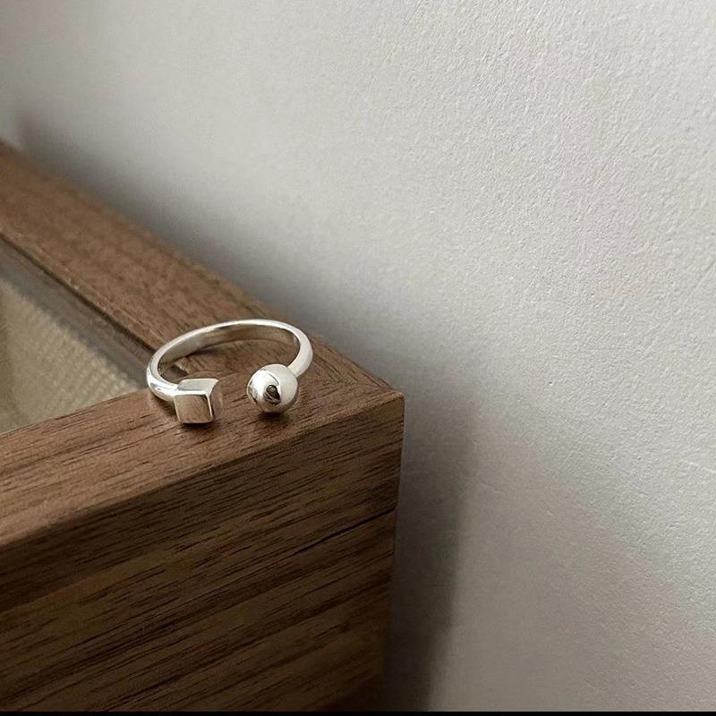 925 Sterling Silver Irregular Stackable Rings For Women, Minimalist INS Style, Non Tarnish & Versatile Band Rings