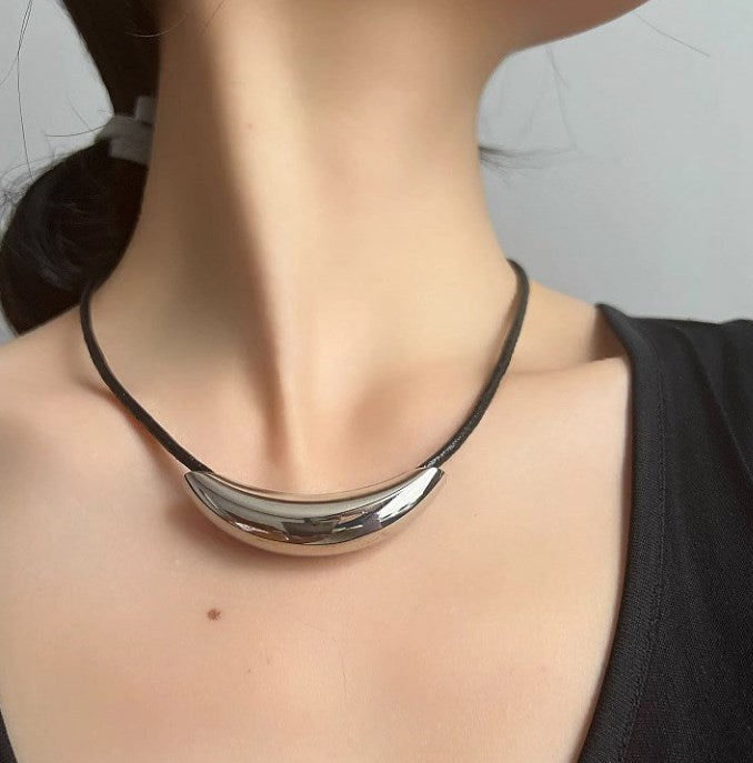 All-titanium Steel Necklace With A Premium Feel