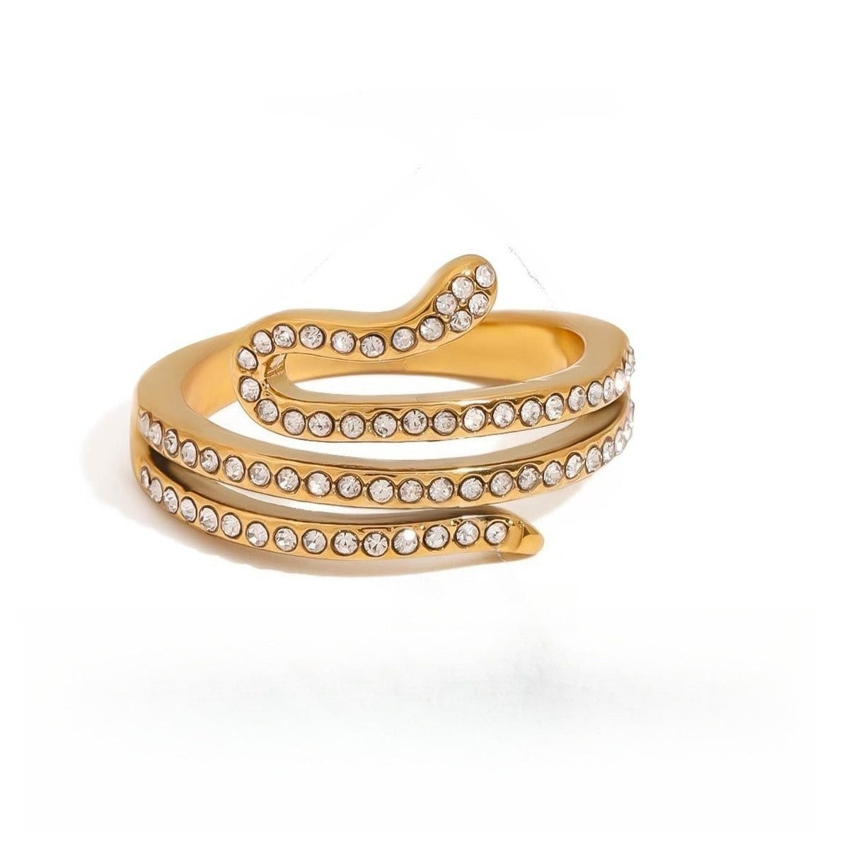 Light luxury snake ring