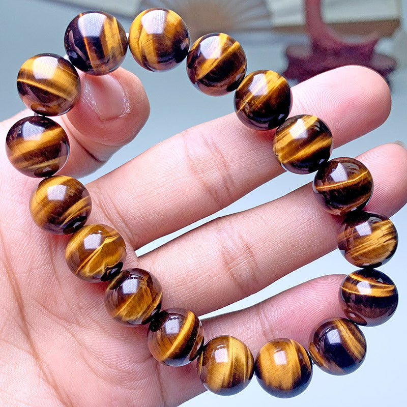 Natural Yellow Tigers Eye Bracelet