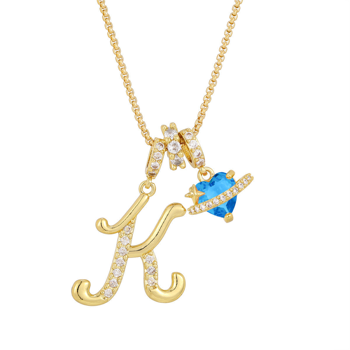 26-letter Alphabet Necklace Dainty And Luxe For Girls