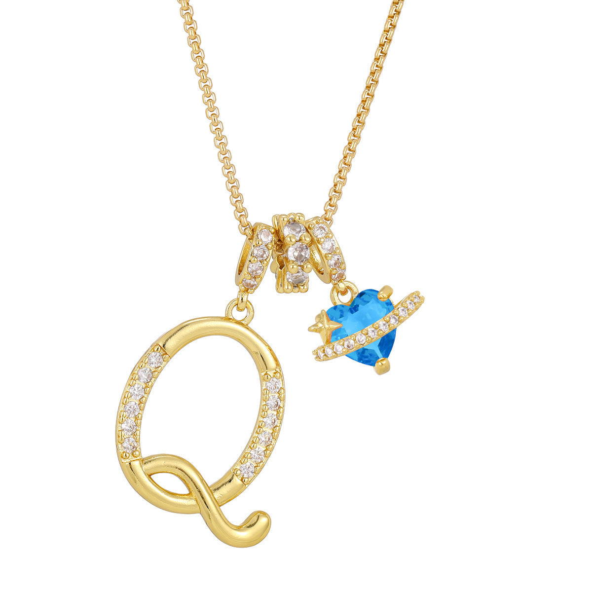 26-letter Alphabet Necklace Dainty And Luxe For Girls