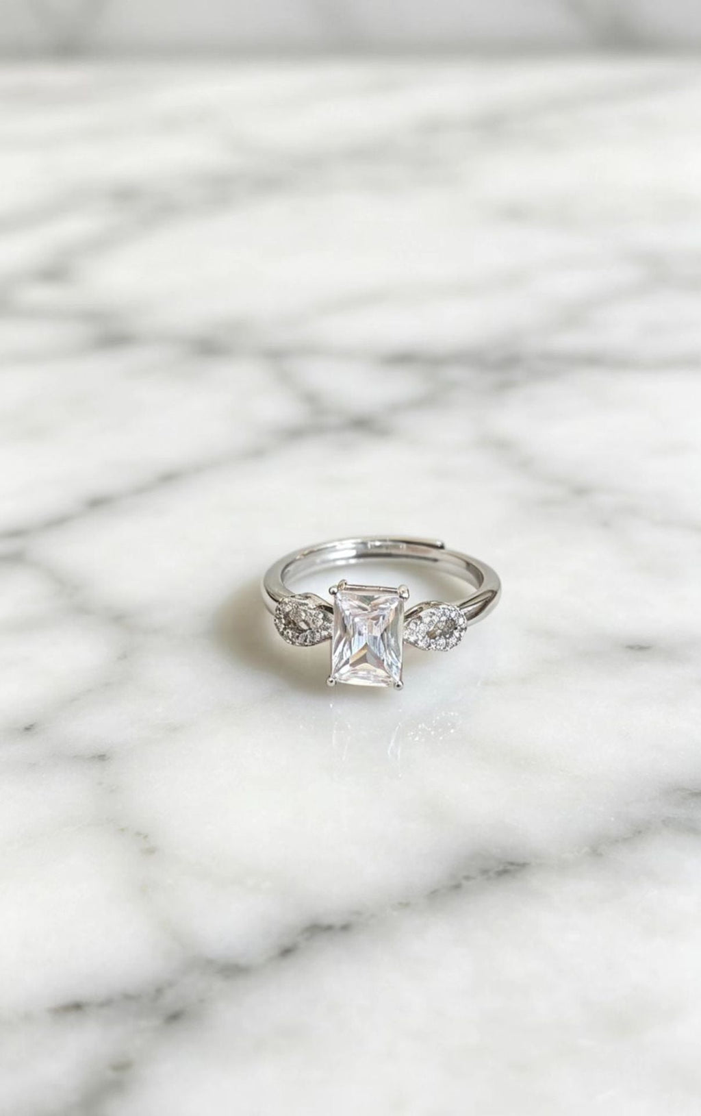 Affordable Luxury Sugar Cube Style Adjustable Ring