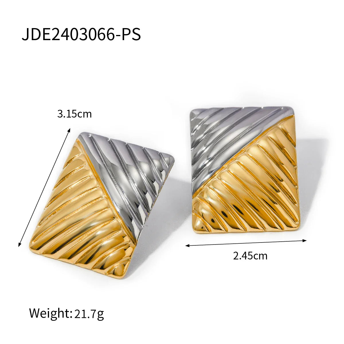 316l Stainless Steel Vintage-Inspired Waterproof Stud Earrings Personalized Charm Fashion Jewelry Accessories Bijoux Gift