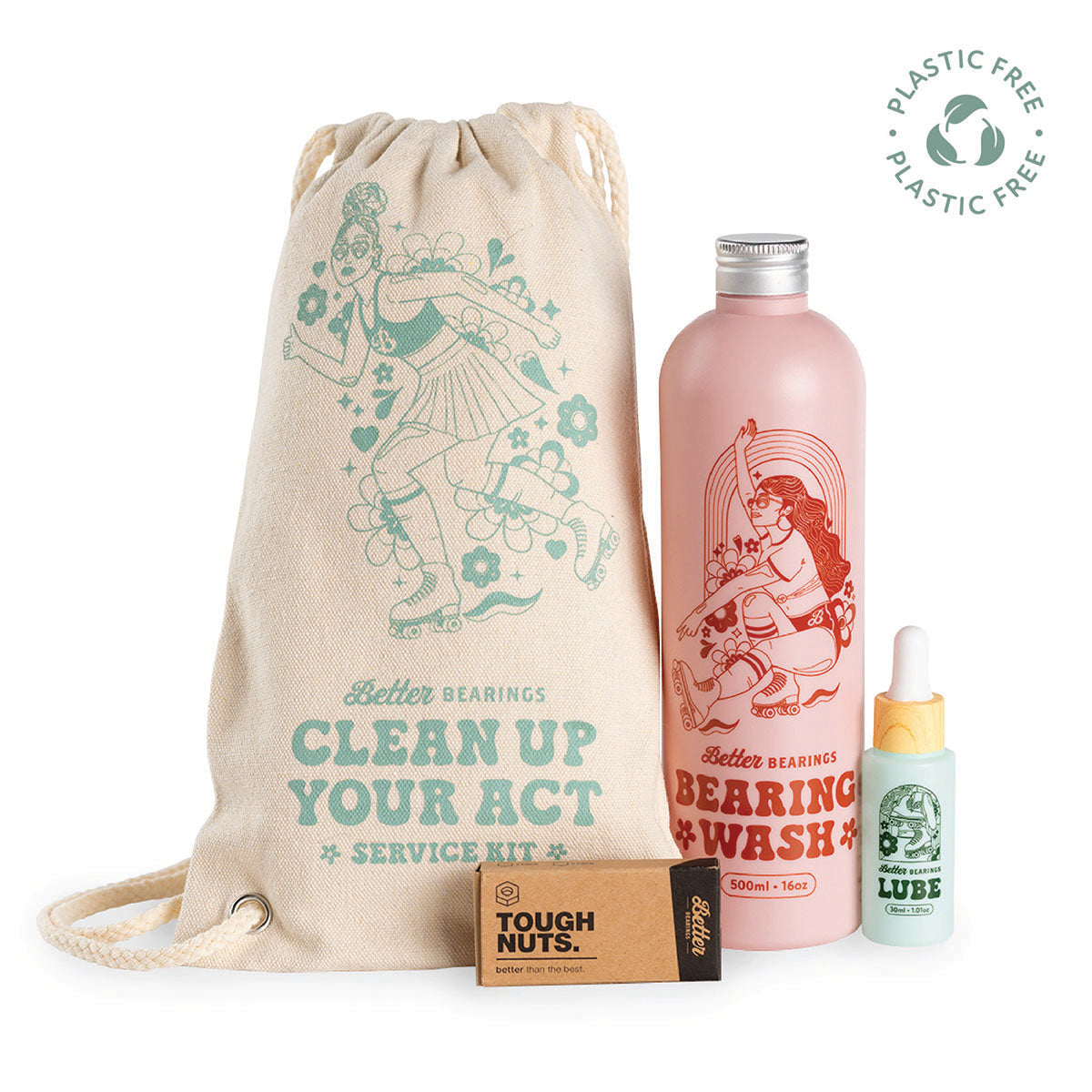 Better Bearing - Essential Service Pack - NEW Plastic Free & 30ml lube
