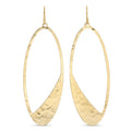Gilded Oval Earrings