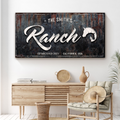 Family Ranch Sign
