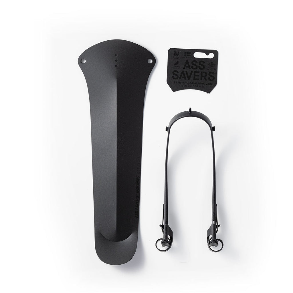 Ass Savers Win Wing 2 Gravel Rear Mudguard w/ Black Wishbone