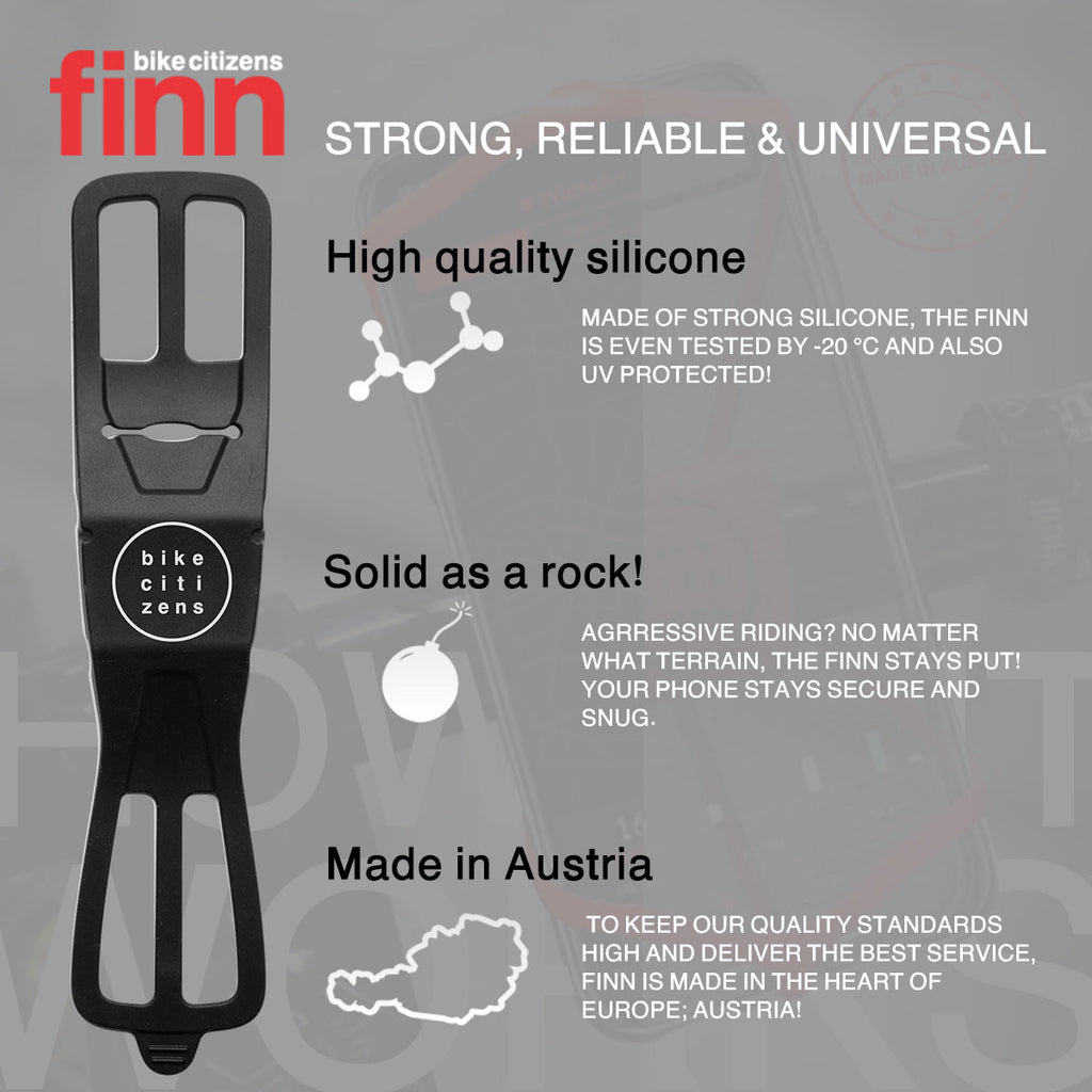 FINN - Universal Bicycle Phone Mount - Green
