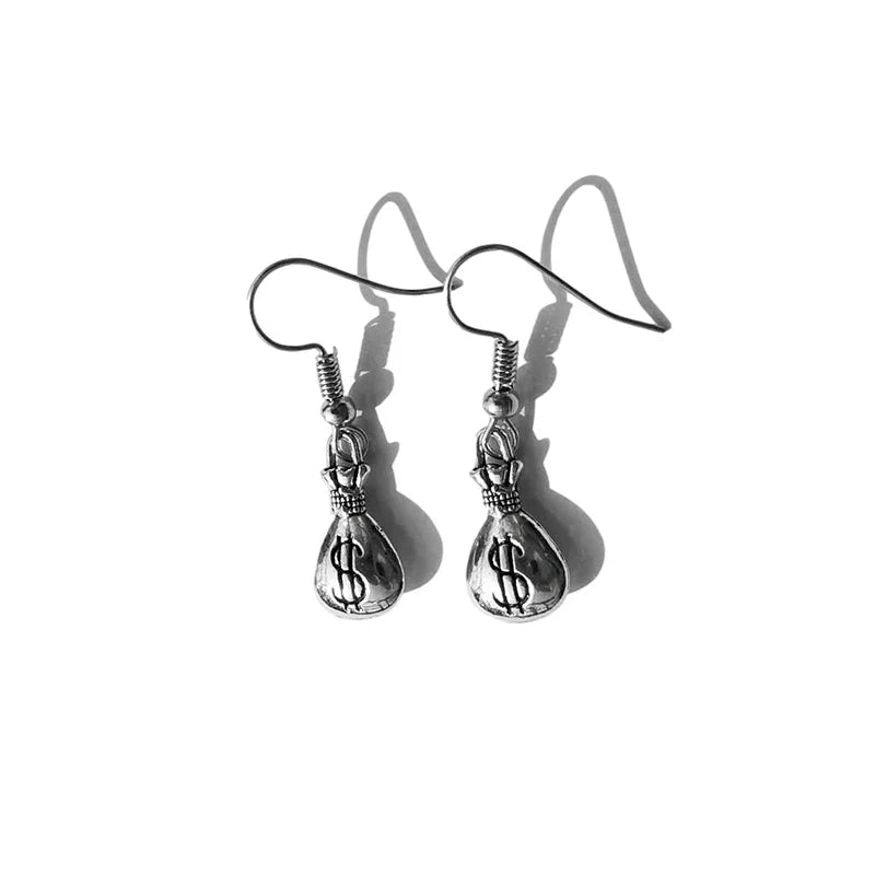 50 Style Earrings For Women Fashion Punk Drop Earrings Simple Cool Cute Jewelry Custom Handmade Girls  Snake Cross Animal
