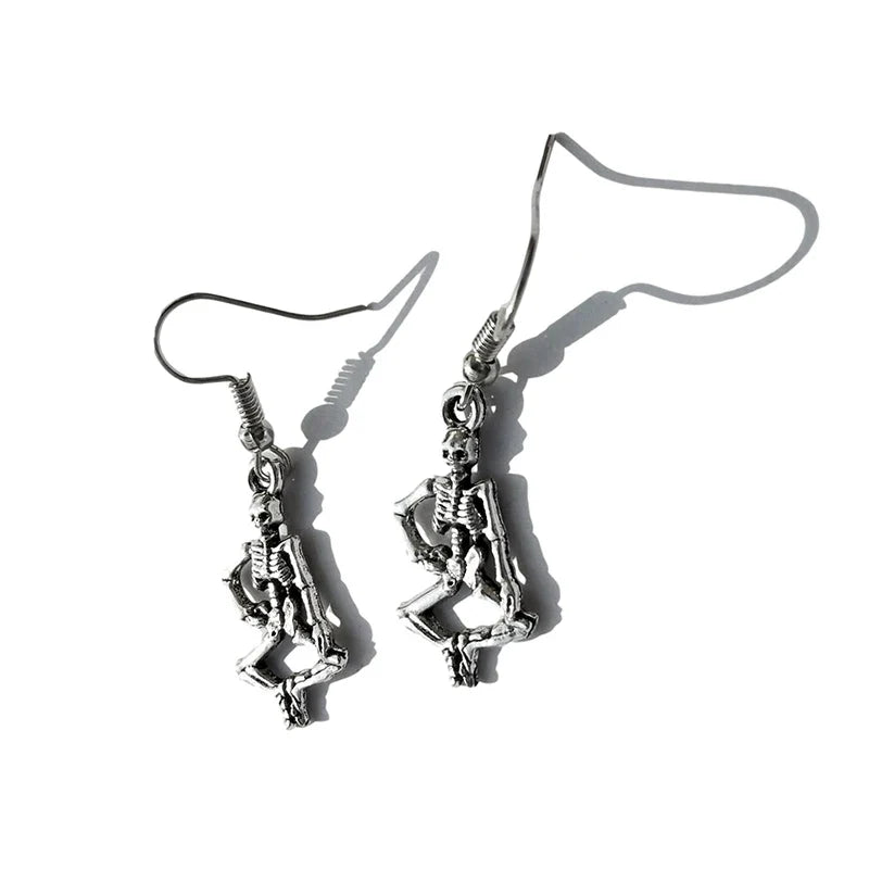 50 Style Earrings For Women Fashion Punk Drop Earrings Simple Cool Cute Jewelry Custom Handmade Girls  Snake Cross Animal
