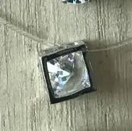 5 Colors Dazzling Zircon Necklace Invisible Transparent Fishing Line Simple Pendant Necklace Jewelry For Women Pearl Jewelry
