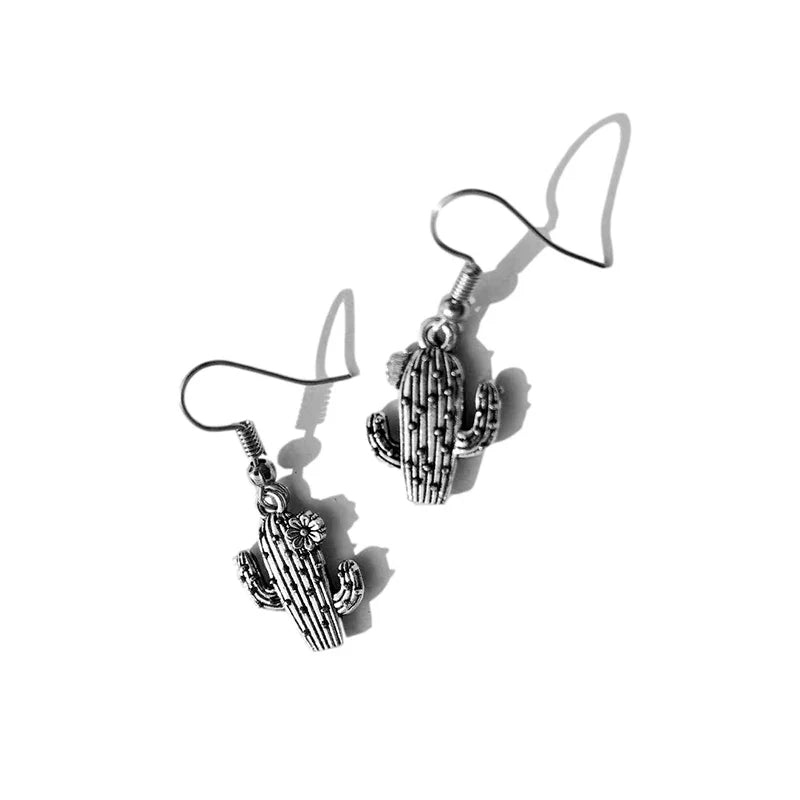 50 Style Earrings For Women Fashion Punk Drop Earrings Simple Cool Cute Jewelry Custom Handmade Girls  Snake Cross Animal