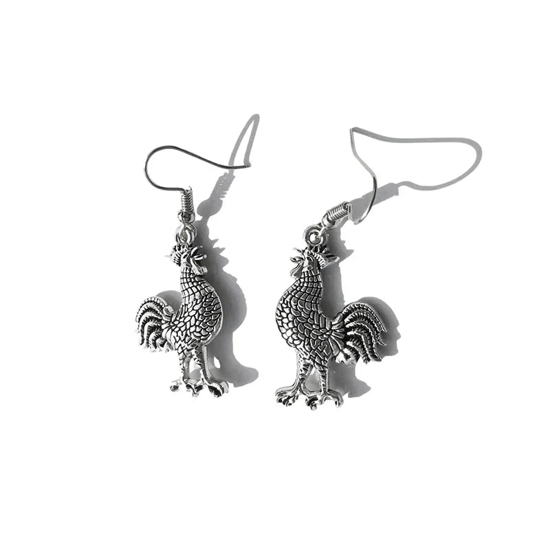 50 Style Earrings For Women Fashion Punk Drop Earrings Simple Cool Cute Jewelry Custom Handmade Girls  Snake Cross Animal