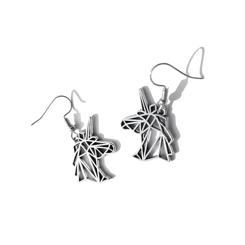 50 Style Earrings For Women Fashion Punk Drop Earrings Simple Cool Cute Jewelry Custom Handmade Girls  Snake Cross Animal