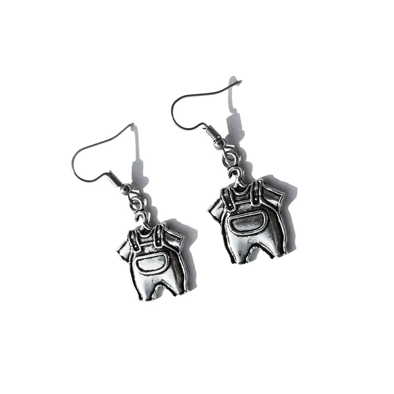 50 Style Earrings For Women Fashion Punk Drop Earrings Simple Cool Cute Jewelry Custom Handmade Girls  Snake Cross Animal